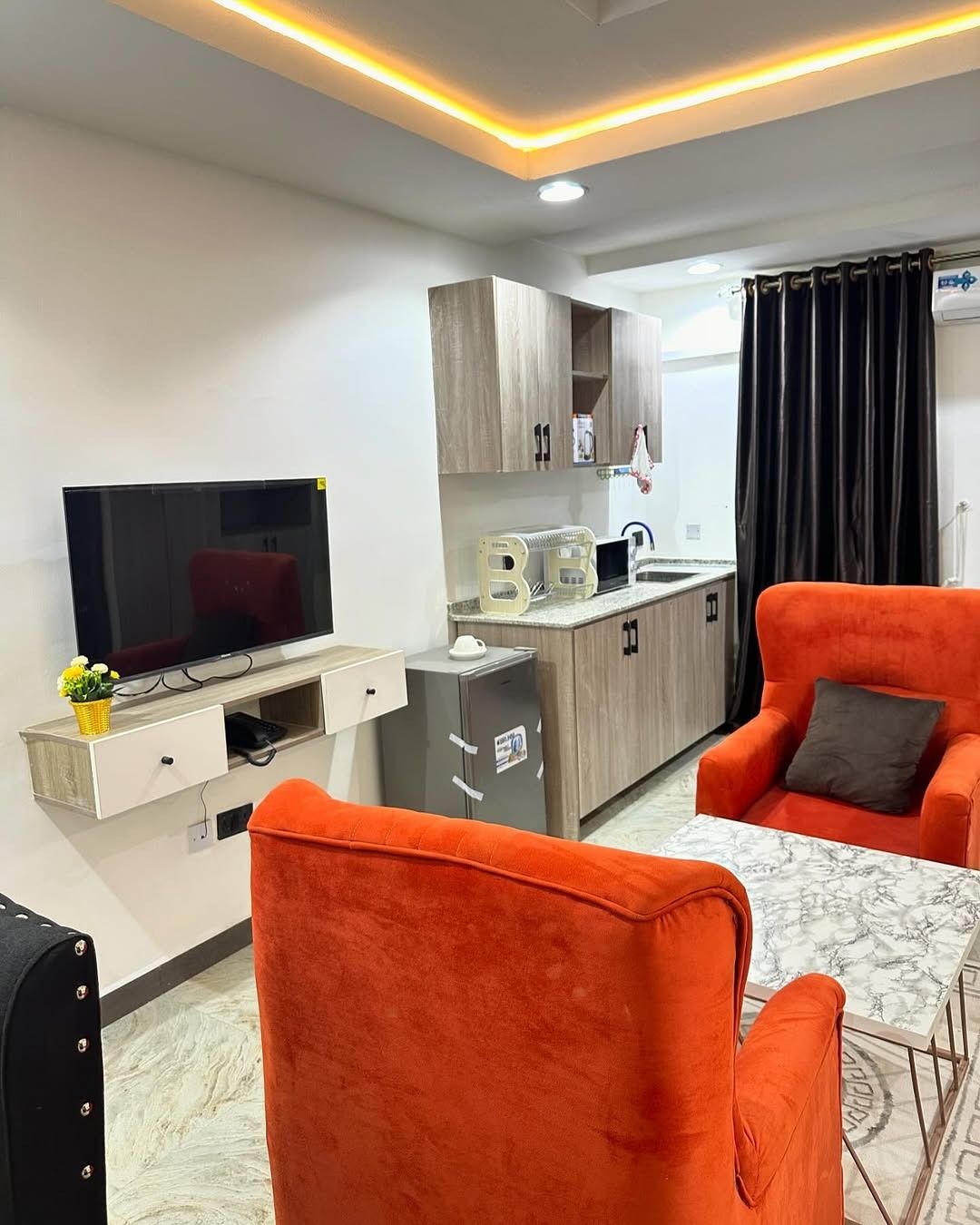 Studio Apartment Bedroom in Abuja